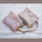 Ｋさまご予約品　LIBERTY　ベッツィ　ゾゾモーイ　メタリック 　もち手つきクリアminiポーチほか