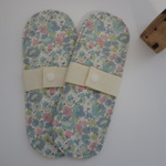 Flower*mint green*やわらか布ライナー2枚セット