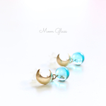 Moon＊ガラスピアス