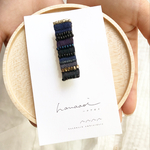 hanaaoi 刺繍　brooch