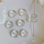 再販無し◆ デッドストック　12mm ビーズ　クリア