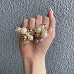 じゃらじゃらゴールドピアス
