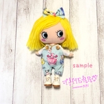 ☆THIERRY☆イーマリーちゃん着せ替えお洋服 パフュームボトルどっちも前2wayサロペット　パフュームボトルネックレス　ヘアーリボン