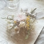 カスミ草ナチュラルMIX♡ドライフララワーのミニブーケ