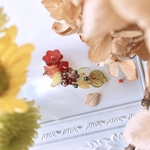 .｡.:✽ ボタニカル イヤークリップ ✽.｡.:* アマリリス