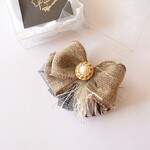 Burlap  ヘアクリップ 