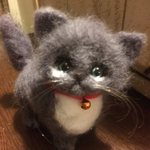 マンチカン子猫♪羊毛フェルト♪
