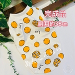 オレンジ🍊☆38☆犬服タンク☆夏服☆前身頃メッシュ☆完成品☆ハンドメイド☆あんころもち  