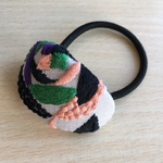 ミナペルホネン ヘアゴム handmade sand rose ホワイト ピンク