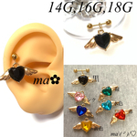 軟骨ピアス ハートウィング