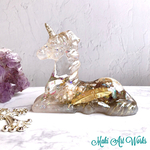 Dream unicorn <Silver>／ヒマラヤ水晶、ムーンストーン、スーパーセブン、マザーオブパール、淡水パール、ラブラドライト、ポイントクリスタル
