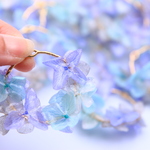 junna様専用*ブルー 紫陽花 ピアス