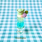 雨の日のかえるさんクリームソーダ【観賞用/片耳ピアス/片耳イヤリング】