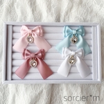 新色追加♡ リボン リング 量産型 ゆめかわいい 病みかわいい ゴスロリ ロリータ ロリィタ 指輪 ハート 地雷 くすみピンク 白 ピンク ホワイト 推し事 推しカラー 推し色 水色