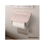 ☆新色☆トイレットペーパーホルダーカバー◇ダマスク柄「タイニー サントマリー(別柄) 」★ピンク★
