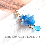 ［再販］紫陽花の雫💧チャーム〜青〜