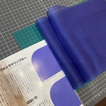 ⑱ 6匁羽二重　糊あり　ウルトラマリンブルー　単品