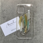 ニュアンスデザインケース【グリーン】iPhone14シリーズ対応!!/iPhone13シリーズ/ iPhone12 iPhoneX など