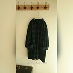 arunaluckyさま。ご予約品♪M～Lサイズ♪ブラックウォッチの2wayワンピース♪