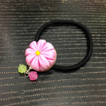 和菓子 ねりきり ヘアゴム 鴇色