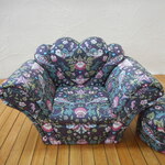 ブライス用　バービー用　1/6ドール用ソファー　ドール家具　柄　Ｃセット