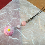 和菓子 ねりきり ストラップ 桜色
