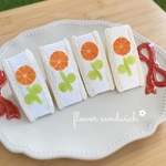 みかんのフラワーサンド