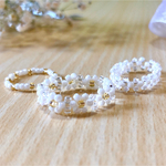 ビーズリング ホワイト