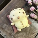 おしゃぶり赤ちゃん（極小座布団付）　Ｏ-245　陶製　/baby/嬰兒