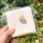 刺繍タオル【オーガニックコットン100%】