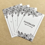 ★NEW★厚＊名入れ無料＊モノトーンフラワー2nd