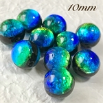 蓄光 ホタルガラス ケラマグリーン 10mm アクセサリーパーツ ホタル石