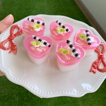桃のパンナコッタ