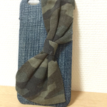 カモフラ×リボン❤︎iPhone6(s)ケース