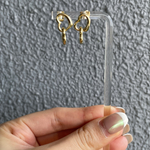 ダブルオープンハートゴールドピアス