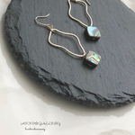 ☆大人の輝き☆揺れるアバロンシェルピアス／イヤリング☆大ぶり