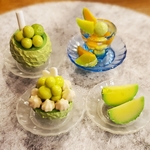メロンのデザートセット