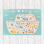 しろくまとペンギンの夏　ポストカード2枚セット