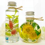 セット割価格♪ハーバリウム☆高さ(左)12.5㎝(右)9.4㎝