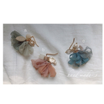 ふわふわ♡シフォンタッセルのポニーフック☺︎★