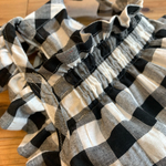 肩フリルのキャミワンピ