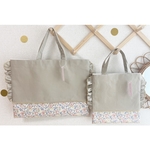   [セミオーダー]入園入学準備　さくらんぼのレッスンバッグ -liberty-