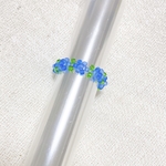 紫陽花のビーズリング