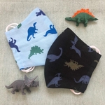 【2枚セット送料無料】子供用マスクSサイズ(6歳〜8歳用)【恐竜セット】