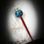 新作☆タータンチェック柄の玉かんざし