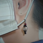 【定形外送料無料】ペンライト風マスクチャーム(アミボム風)