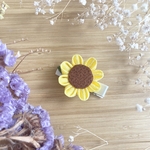 ꫛꫀꪝ ひまわり🌻ヘアクリップ