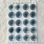 【BLUE】青　ブルー　ネオブライス　アイシート　１０ペア　海　空