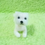 ウエスティちゃん アクリルフェルト