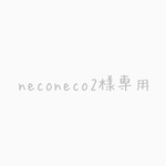 neconeco2様専用ページ